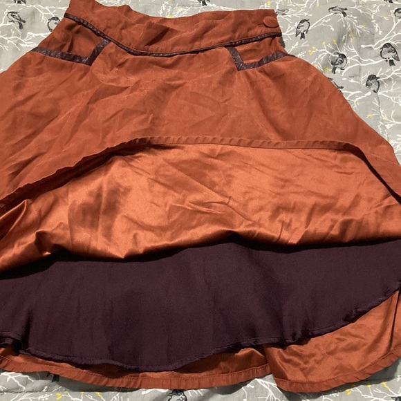 Orange mod skirt - Picture 3 of 6